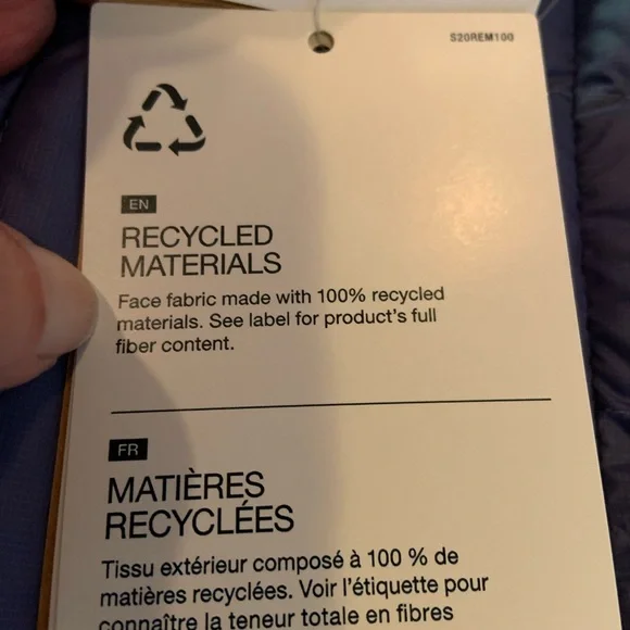 NWT The North Face ThermoBall 2.0 Women's Eco Jacket-Cave Blue-XL - Picture 9 of 16